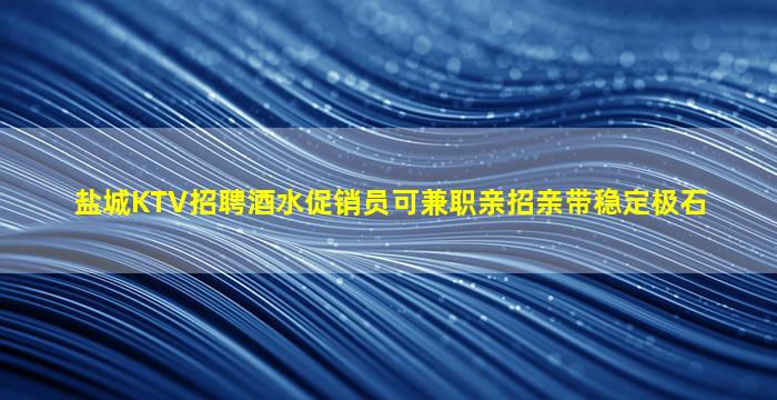 盐城KTV招聘酒水促销员可兼职亲招亲带稳定极石